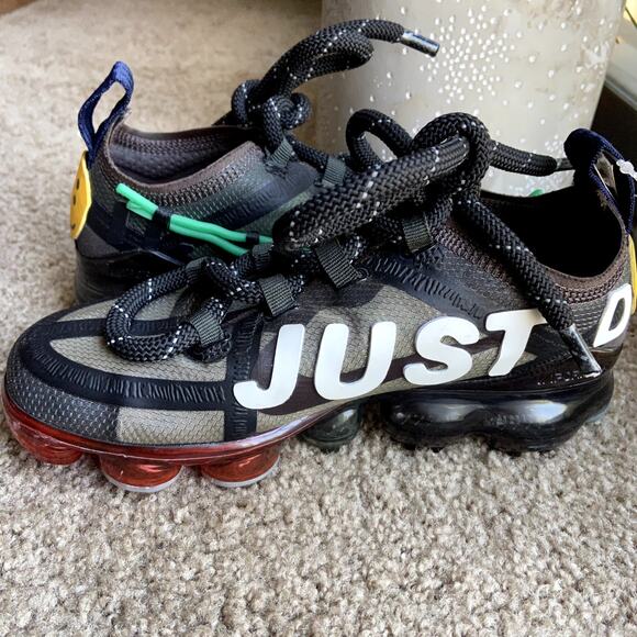 Nike Cactus Plant Flea Market x Air VaporMax 2019 Sneakers Black Neon 6.5 - Picture 4 of 7